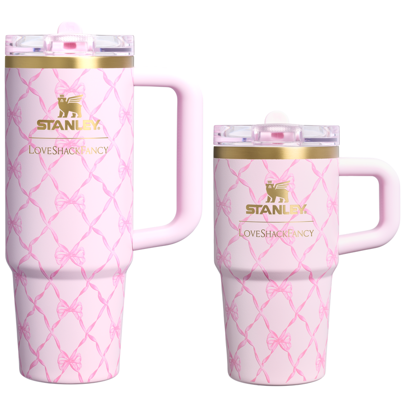 Stanley 1913 x LoveShackFancy Holiday The Quencher® Details ProTour Tumbler Set | 2-pack - Daily Sip
