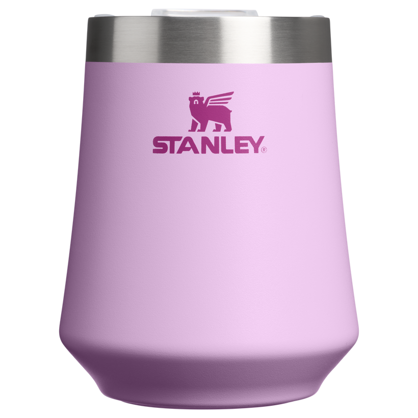 Stanley Swirl Wine Tumbler In Polished Rose Gold - Celebration Ready
